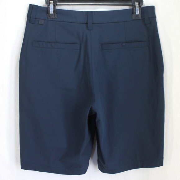 Lululemon Commission Shorts Mens Size 30 Navy Blue 11" Inseam LM7A83S Golf Chino - Picture 2 of 4